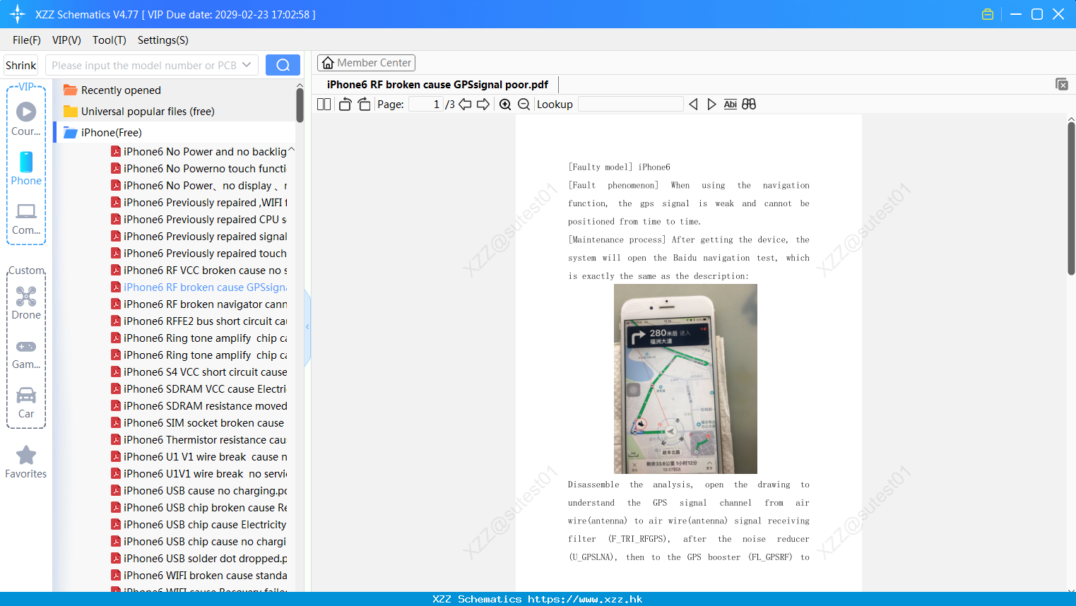 IPhone6 RF Broken Cause GPSsignal Poor